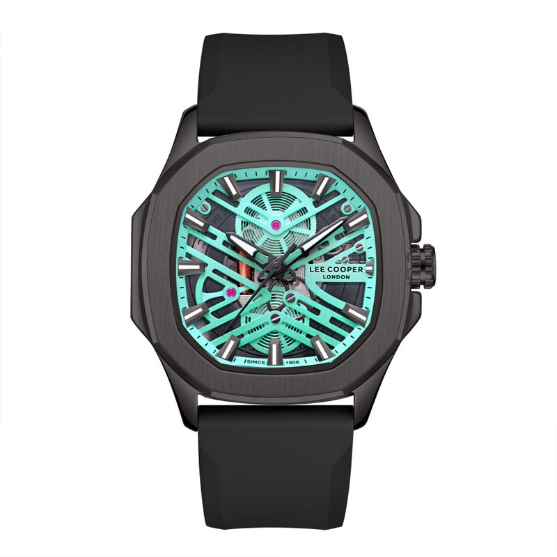 Lee Cooper ساعة سيليكون للرجال 3H LC08254.001 - 32 مم - Image 1